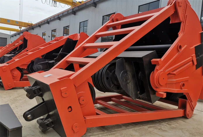 crane four wire rope grab